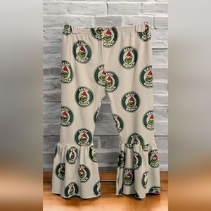 Grinch Flared Holiday Pants